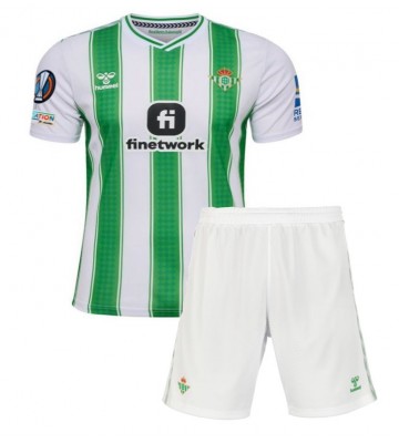 Real Betis Replica Home Stadium Kit for Kids 2023-24 Short Sleeve (+ pants)